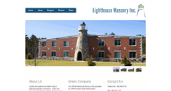 Desktop Screenshot of lighthousemasonry.com