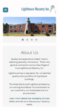 Mobile Screenshot of lighthousemasonry.com