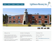 Tablet Screenshot of lighthousemasonry.com